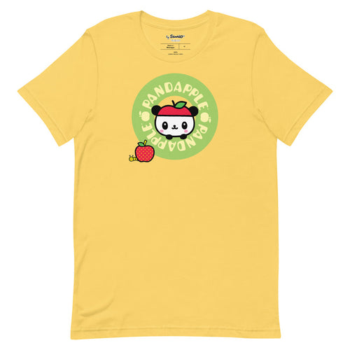 Pandapple Green Logo Tee Apparel Printful Yellow S
