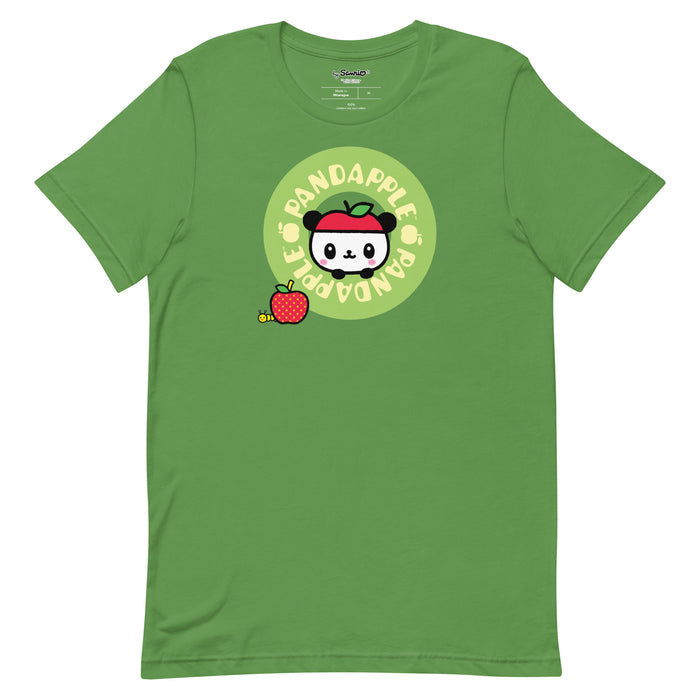 Pandapple Green Logo Tee Apparel Printful Leaf S