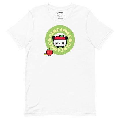 Pandapple Green Logo Tee Apparel Printful White XS