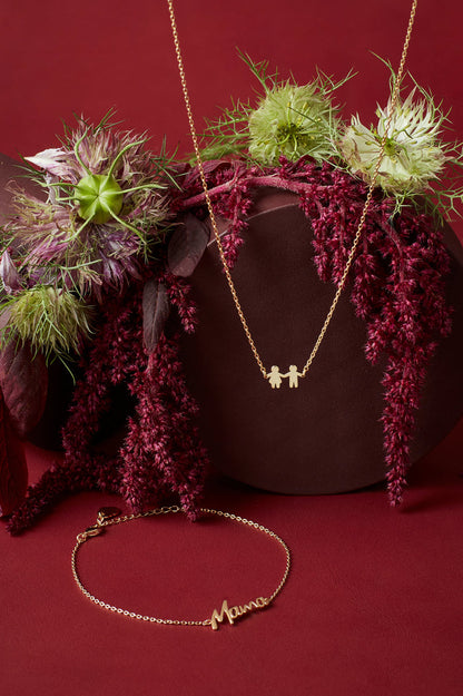 Paperchain People Necklace