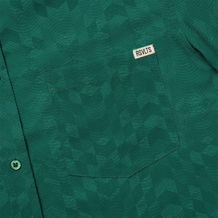 RSVLTS RSVLTS Short Sleeve Shirt Club Collection "Green Beans"_ KUNUFLEX Short Sleeve Shirt Club Collection "Green Beans"_ KUNUFLEX Short Sleeve Shirt