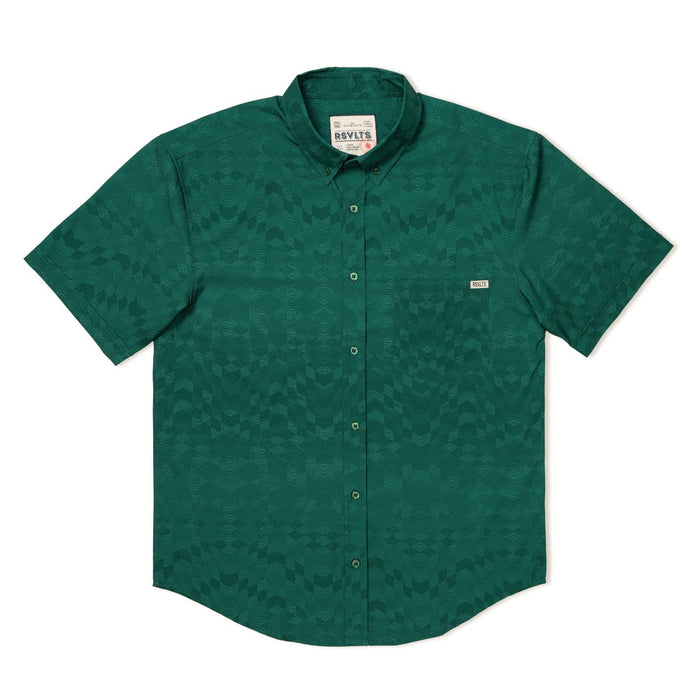 RSVLTS RSVLTS Short Sleeve Shirt Club Collection "Green Beans"_ KUNUFLEX Short Sleeve Shirt Club Collection "Green Beans"_ KUNUFLEX Short Sleeve Shirt