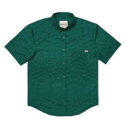 RSVLTS RSVLTS Short Sleeve Shirt Club Collection "Green Beans"_ KUNUFLEX Short Sleeve Shirt Club Collection "Green Beans"_ KUNUFLEX Short Sleeve Shirt