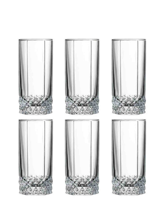 Pasabahce 6 Piece Valse Hiball 290ml Set - Clear