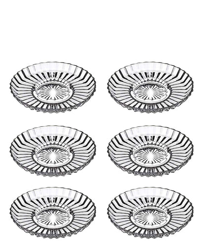 Pasabahce Crystal Plate Tea Plate 6 Piece