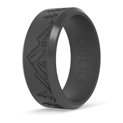 Peak Bevel Ring - Slate