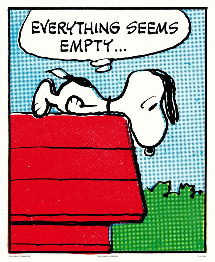 Peanuts Empty Poster