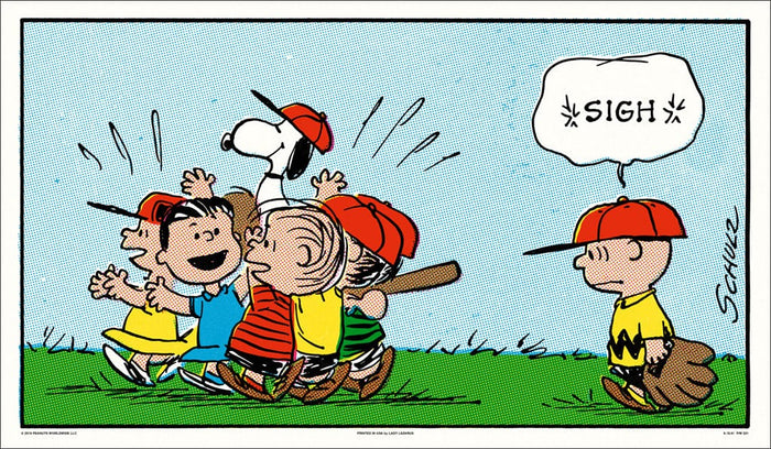 Peanuts Sigh Poster