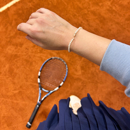 Pearl Rose Tennis Bracelet