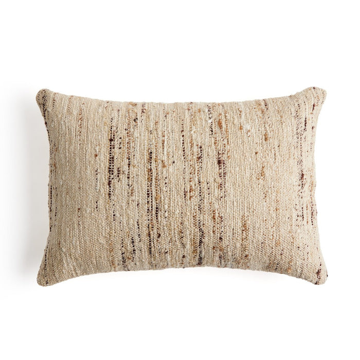PEMBERLEY PILLOW BEIGE WOVEN 16X24