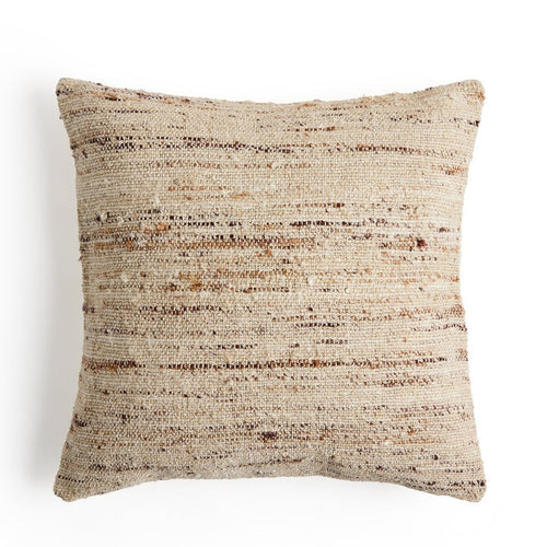 PEMBERLEY PILLOW BEIGE WOVEN 20X20