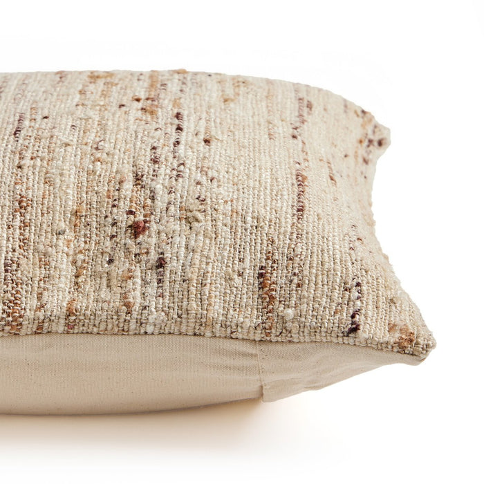 PEMBERLEY PILLOW BEIGE WOVEN 20X20
