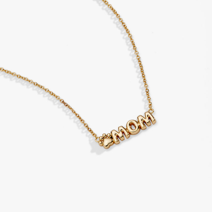 Pet Mom Nameplate Necklace