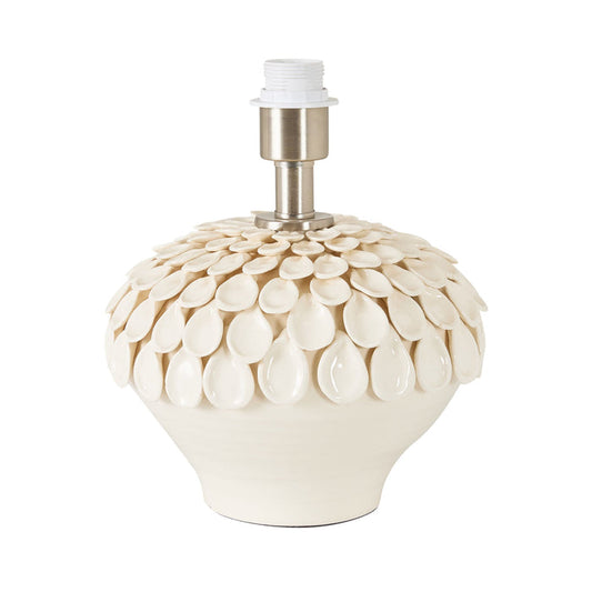 Petra Table Lamp White Base Only 24x18cm
