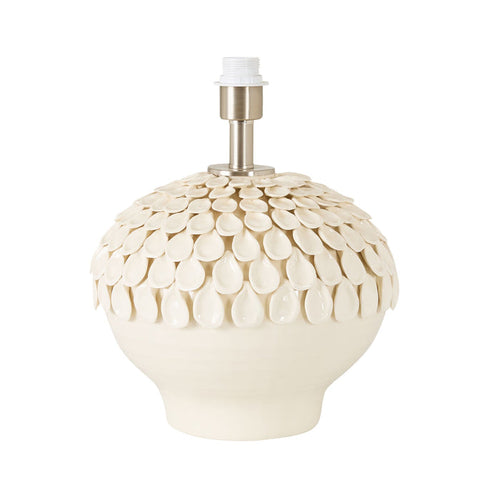 Petra Table Lamp White Base Only 30x27cm