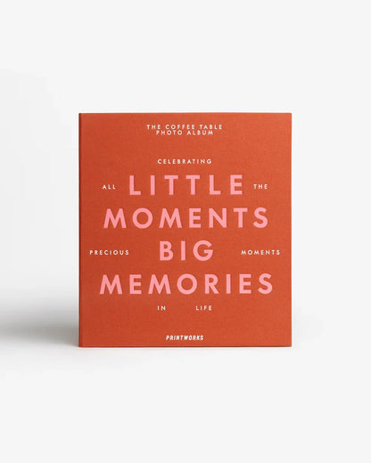 PHOTO ALBUM - LITTLE MOMENTS BIG MEMORIES, ORANGE