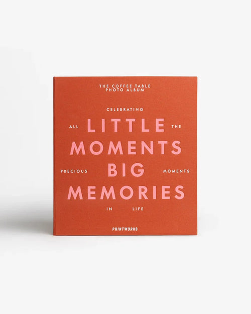 PHOTO ALBUM - LITTLE MOMENTS BIG MEMORIES, ORANGE
