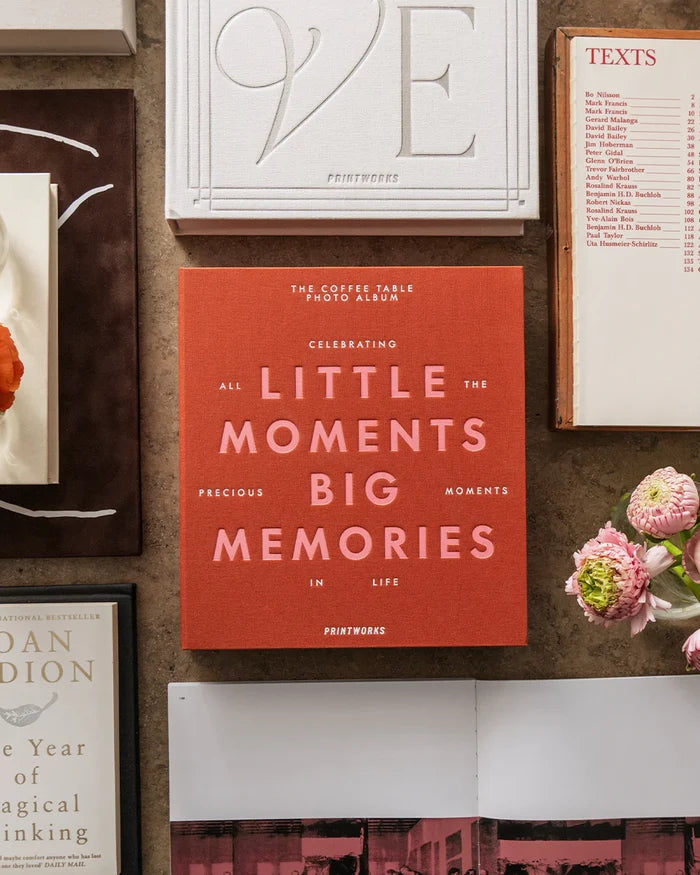 PHOTO ALBUM - LITTLE MOMENTS BIG MEMORIES, ORANGE