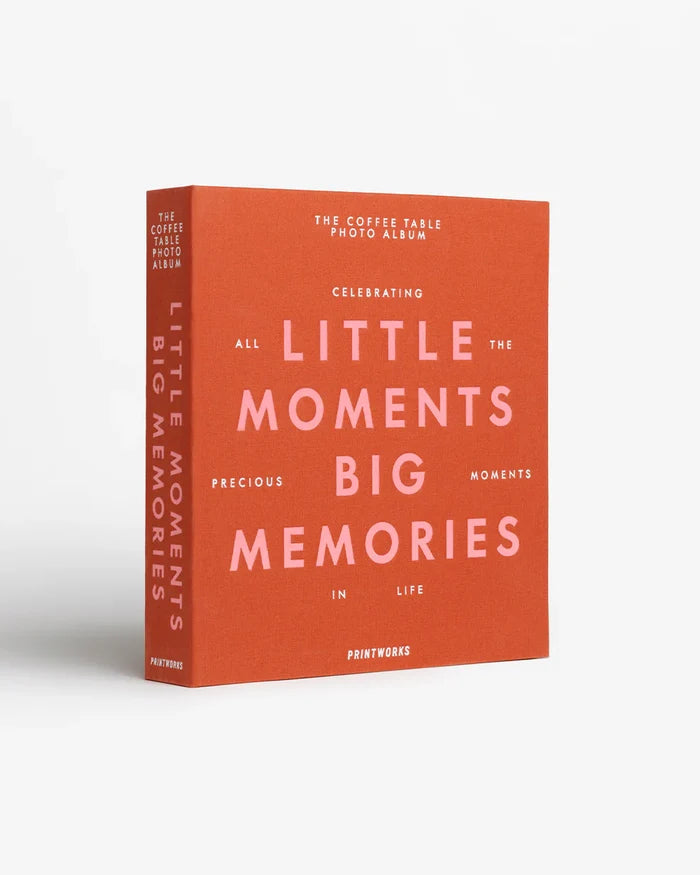PHOTO ALBUM - LITTLE MOMENTS BIG MEMORIES, ORANGE