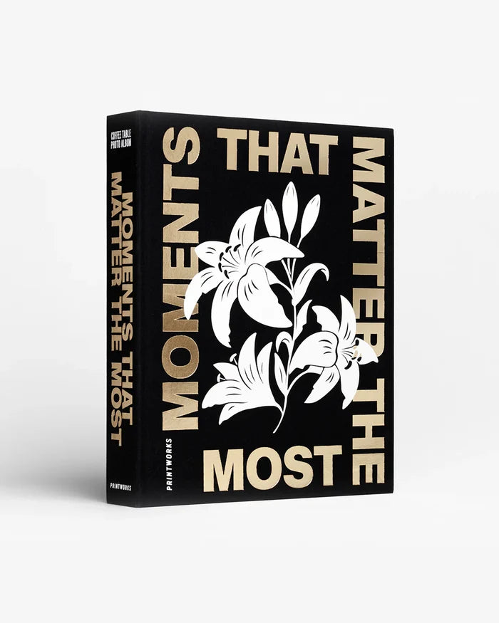 PHOTO ALBUM - MOMENT THAT MATTERS THE MOST, BLACK