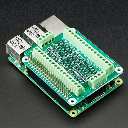 Pi-EzConnect Terminal Block Breakout HAT by Adafruit - The Pi Hut