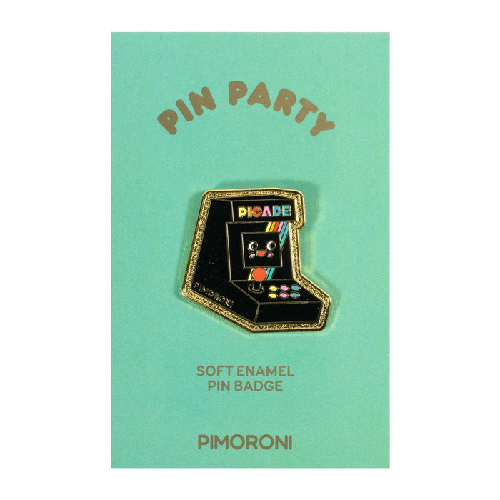 Pimoroni Pin Party Enamel Pin Badge [discontinued] by Pimoroni - The Pi Hut