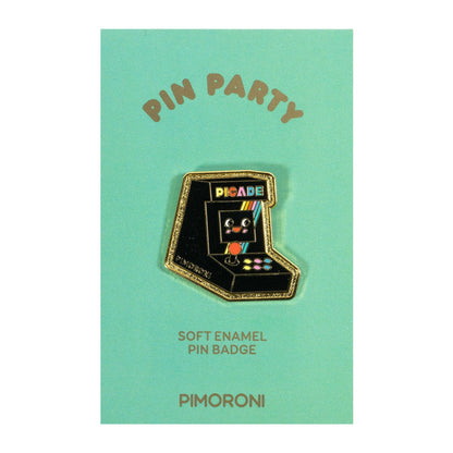 Pimoroni Pin Party Enamel Pin Badge [discontinued] by Pimoroni - The Pi Hut