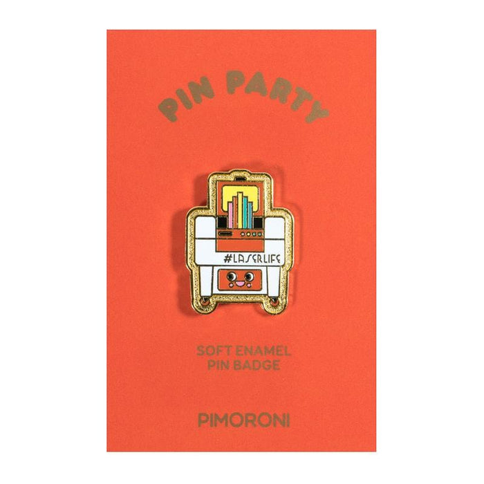 Pimoroni Pin Party Enamel Pin Badge [discontinued] by Pimoroni - The Pi Hut