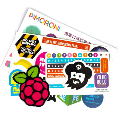 Pimoroni Super Sticker Selection [discontinued] by Pimoroni - The Pi Hut