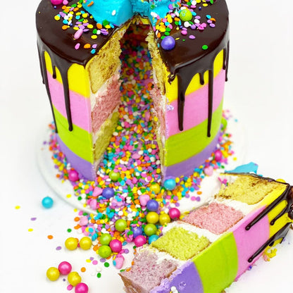 Piñata Ice Cream Cake