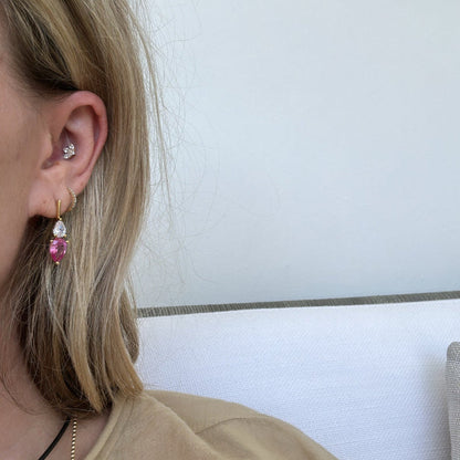 Pink Linea Raine Earring