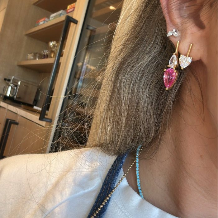 Pink Linea Raine Earring
