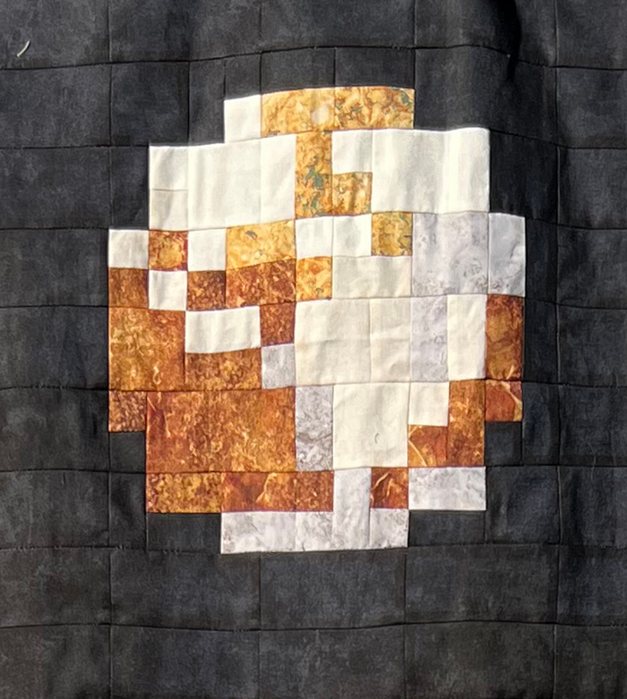 Pixelated Galaxy Quilt a Long Block 2 - Pluto PDF Pattern
