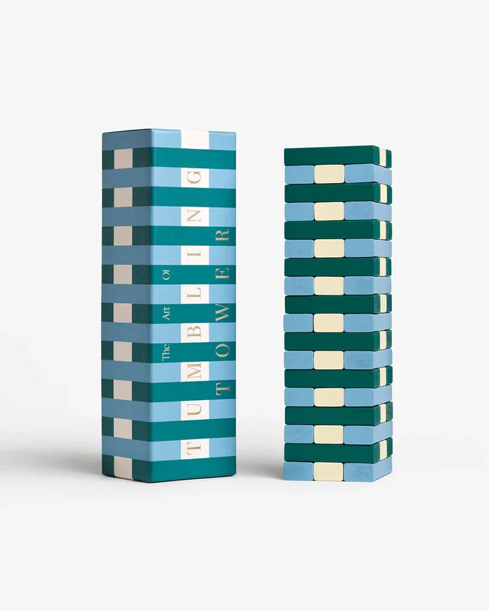 PLAY-TUMBLING TOWER, GREEN/BLUE