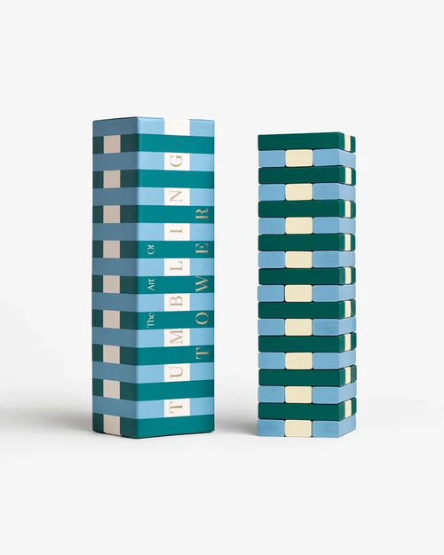 PLAY-TUMBLING TOWER, GREEN/BLUE