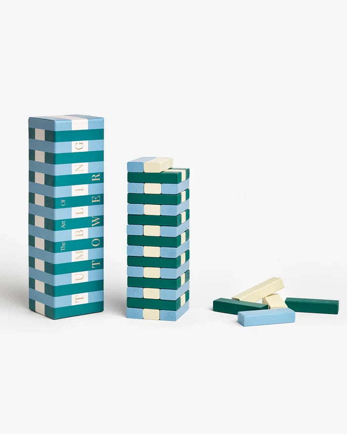 PLAY-TUMBLING TOWER, GREEN/BLUE