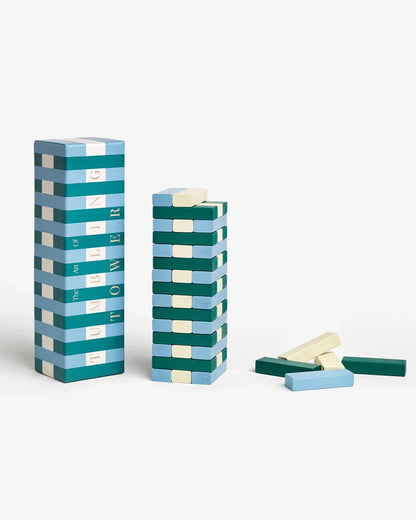 PLAY-TUMBLING TOWER, GREEN/BLUE