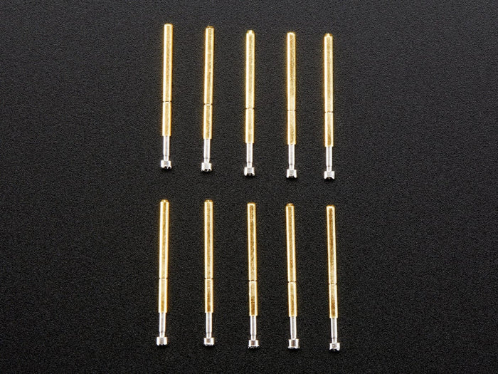 Pogo Pins "Crown Head" (10 pack) (P75-H2) by The Pi Hut - The Pi Hut
