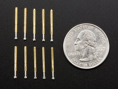 Pogo Pins "Crown Head" (10 pack) (P75-H2) by The Pi Hut - The Pi Hut