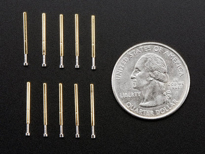 Pogo Pins "Cupped Head" (10 pack) (P75-A2) by The Pi Hut - The Pi Hut