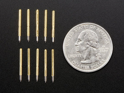 Pogo Pins "Needle Head" (10 pack) (P75-B1) by The Pi Hut - The Pi Hut