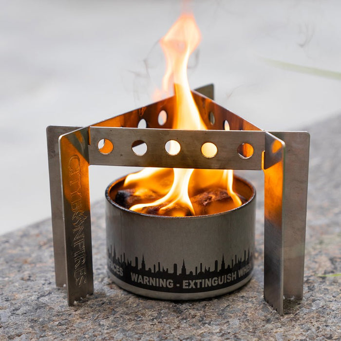 Stove + 1 City Bonfire Portable Fire Pit