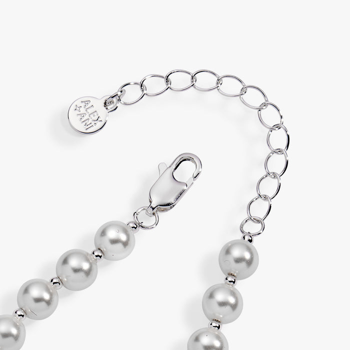 Posh Poodle Pearl Charm Bracelet
