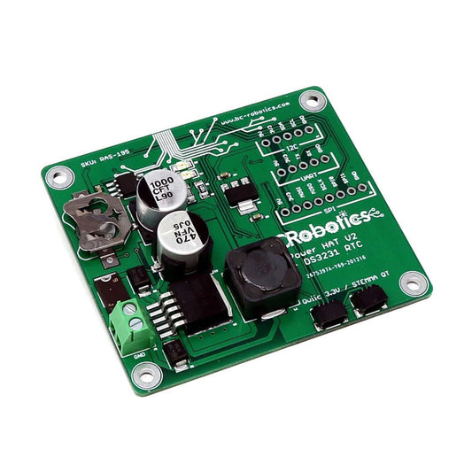 Power + RTC HAT for Raspberry Pi by BCRobotics - The Pi Hut