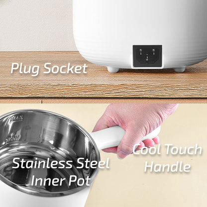 PowerPac 1.2L Multi Cooker steamboat noodle cooker with stainless steel pot (PPJ3013)