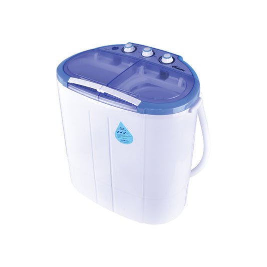 PowerPac 2in1 Twin Tub Mini Washing Machine - Wash & Spin Fast Laundry (PPW920)