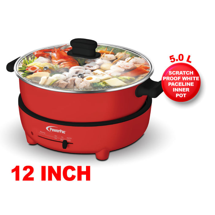 PowerPac 5L Steamboat & Multi cooker(PPMC185)