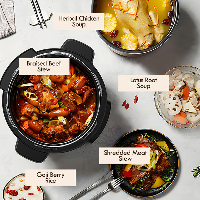 PowerPac 6L Electric Pressure Cooker 6.0L (PPC611+SSPOT)