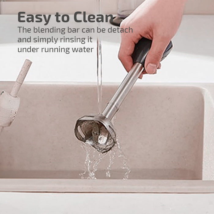 PowerPac Hand Blender Food Preparation with Stainless Steel Blade 600W (PPBL191)