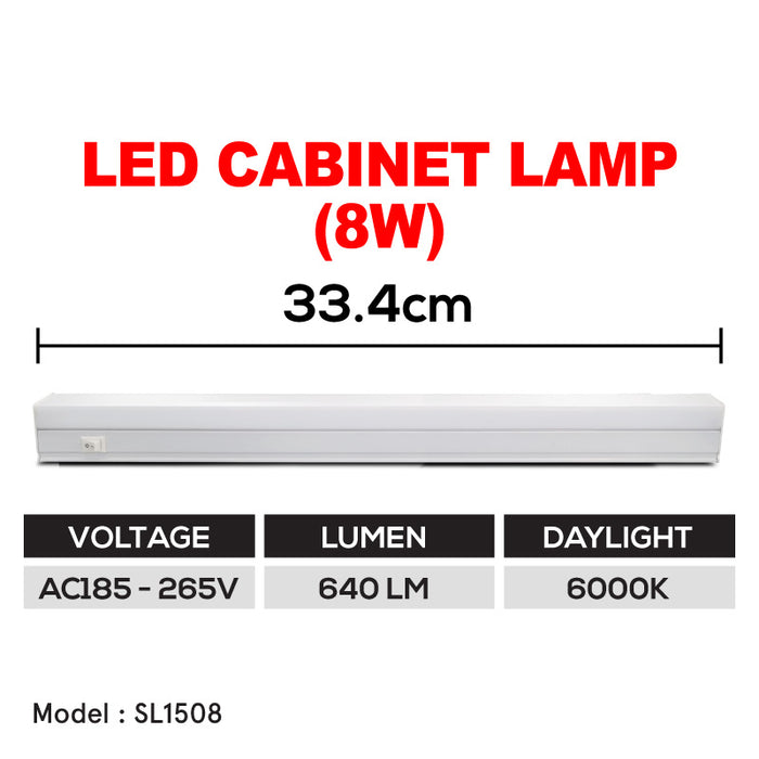 PowerPac LED cabinet lamp T5 8W/13W/18W daylight (SL1508/SL1513/SL1548)